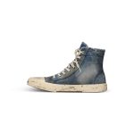 Men’s Paris High Top Sneaker  in Blue - Image 4
